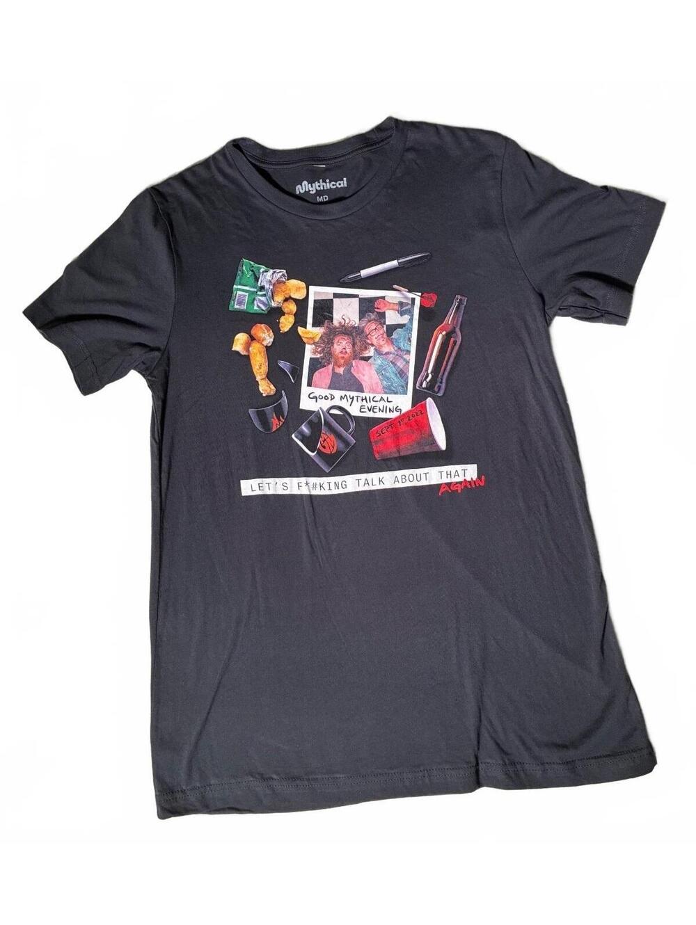 GMM Good Mythical Evening Rhett & Link Exclusive Event Shirt medium
